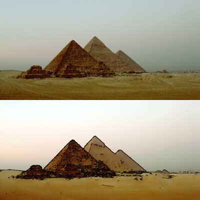 evolution pyramides